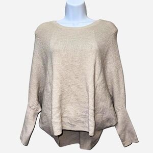 Club Monaco Beige Crew Neck Sweater